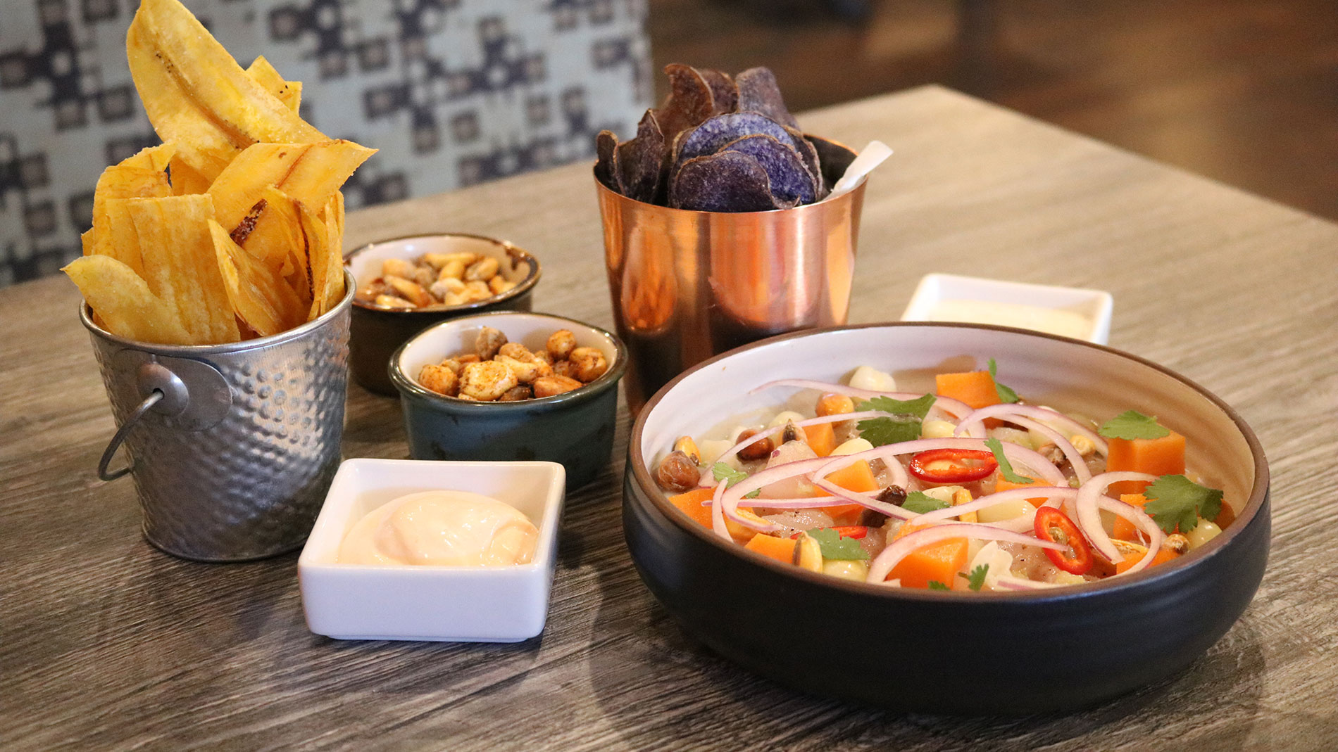 starters and ceviche from jalea in st. charles