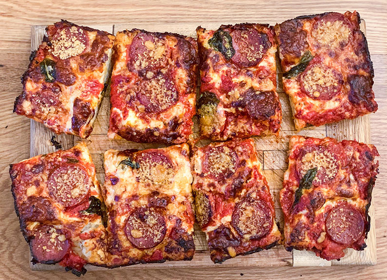 lola jean's pizza will offer sicilian-style pizza with a foccacia-like crust