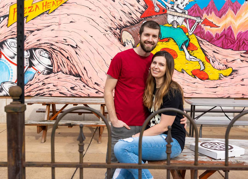 Pizza Head's new owners Dylan Dodson and Sam Driemeier