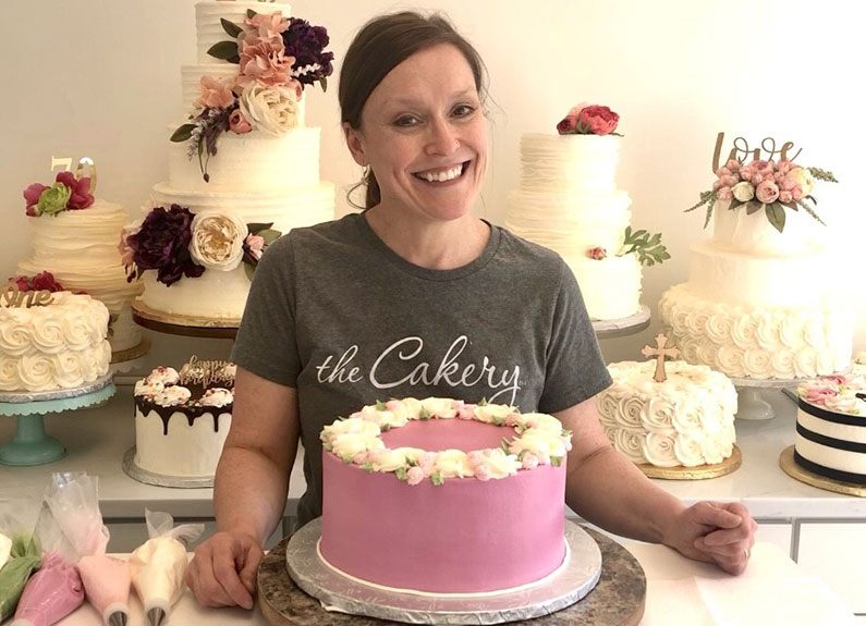 Ericka Frank, owner of The Cakery and The Cup