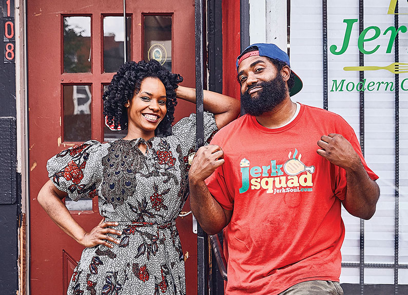 from left, jerk soul owners zahra spencer and telie woods 