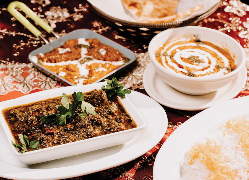 a selection of dishes from taste of persia