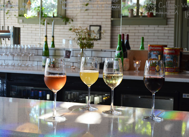 natural wines by the glass at 'Ssippi