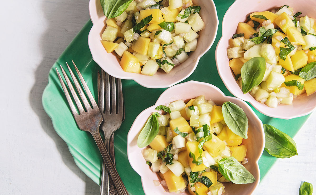 cucumber & mango salad recipe