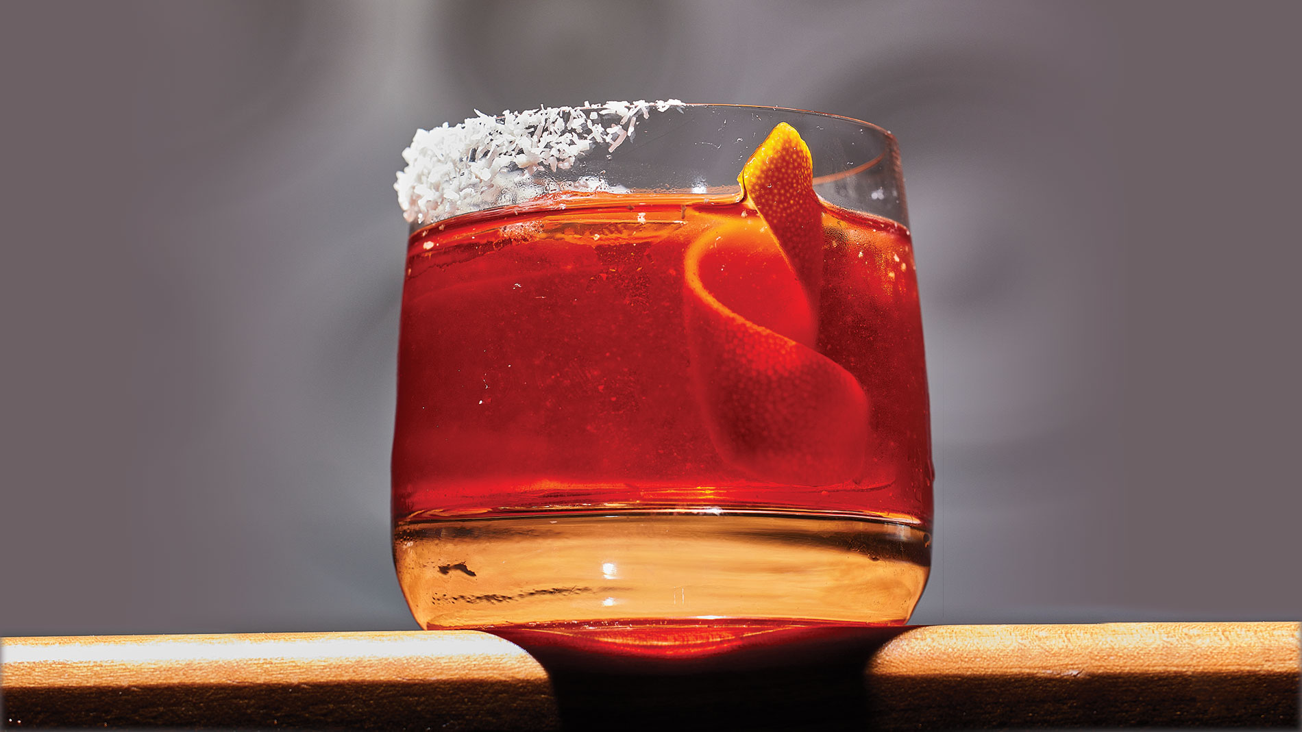 the tiki negroni at maryland house in the central west end