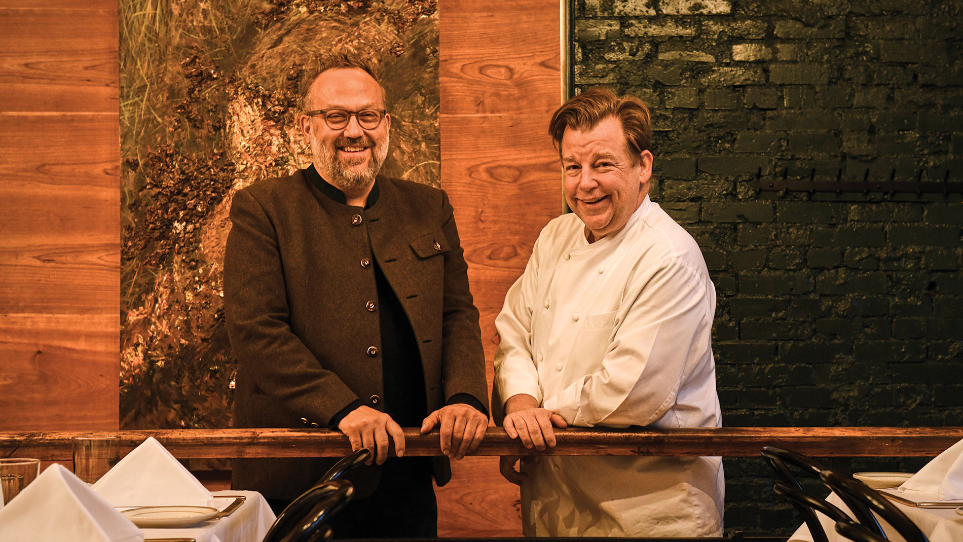 wright's tavern owner matt mcguire and executive chef cary mcdowell