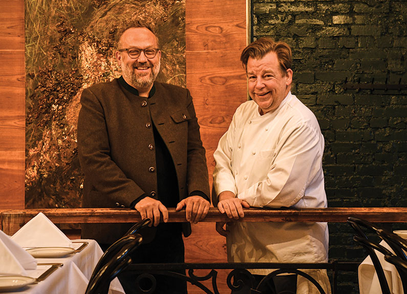 wright's tavern owner matt mcguire and executive chef cary mcdowell