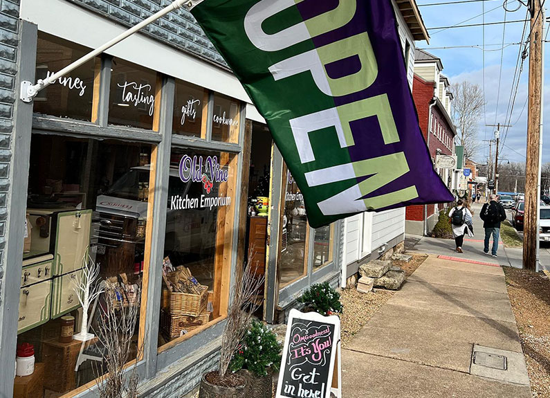 old vine kitchen emporium in hermann, missouri