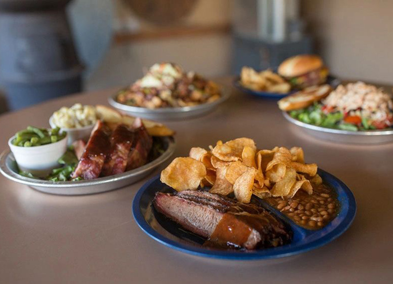 barbecue from sawmill bbq pub & grill in des peres, missouri