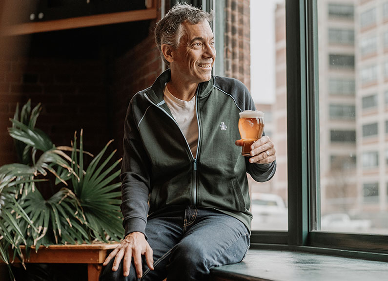 Jeff Stevens, founder of WellBeing Brewing Co. in st. louis
