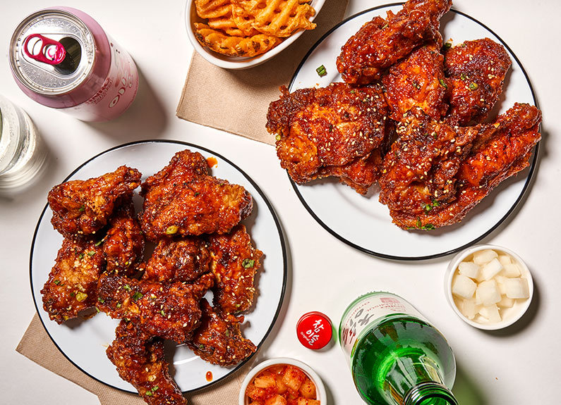 korean fried chicken from kimchi guys in edwardsville