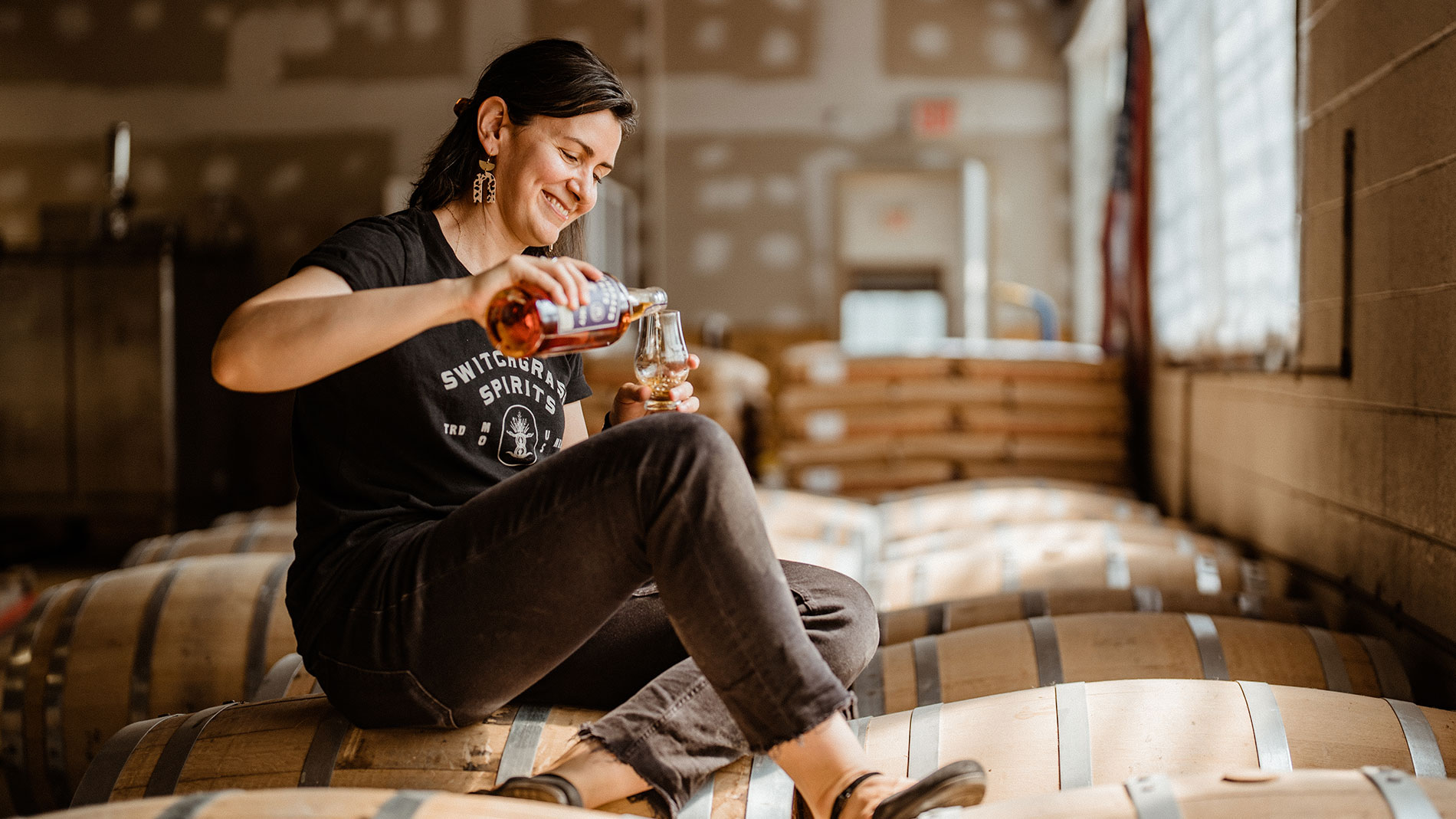 Switchgrass Spirits​ co-founder Sarah Miller