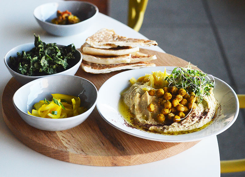 chana masala tehina at Maryland House in the central west end