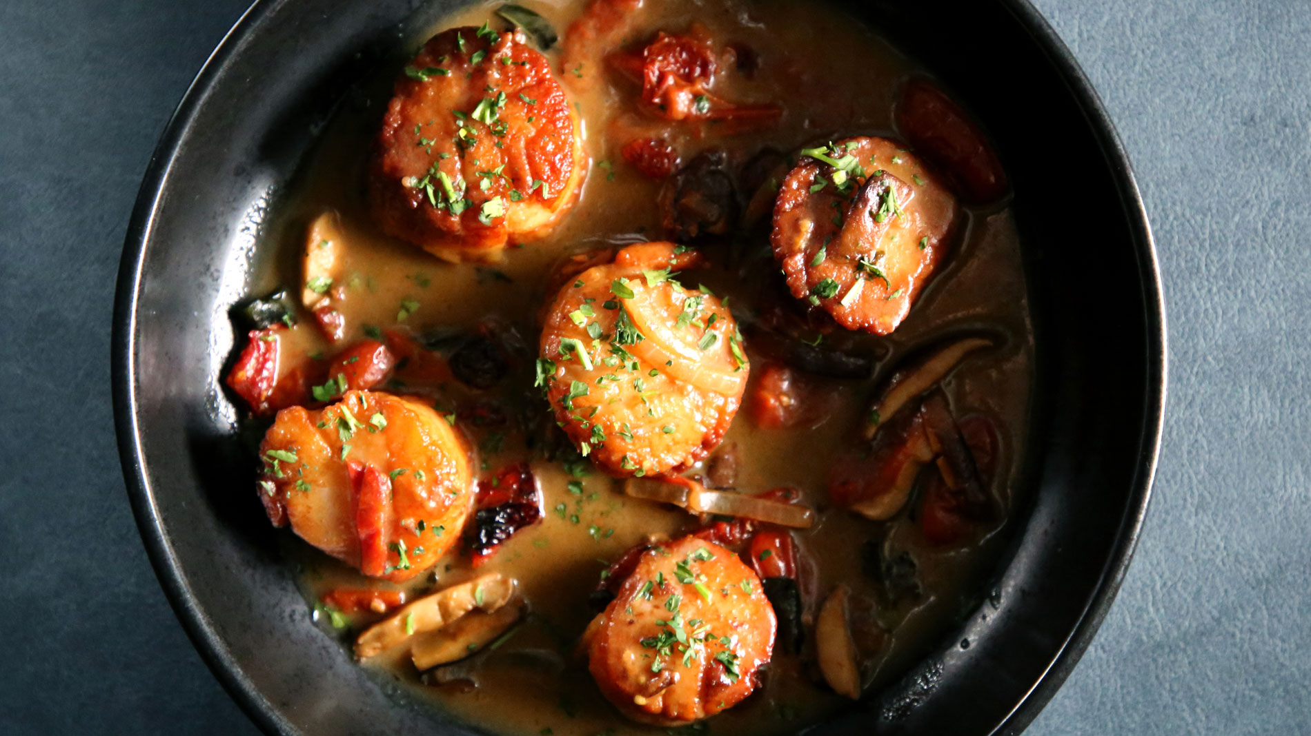 scallops at osteria forto