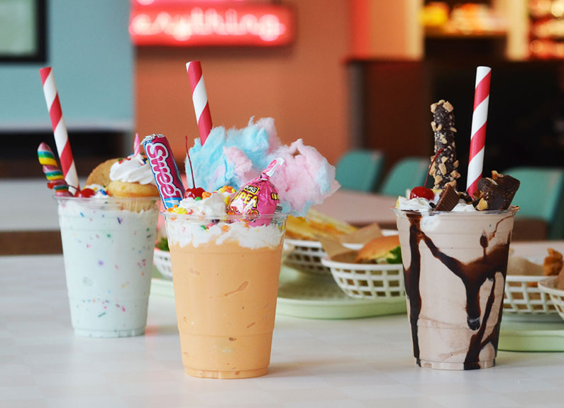 freak shakes at soda fountain express at westport plaza in st. louis missouri