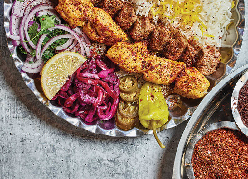 bakhtiari platter at Ehsani’s Hot Kabob in Bevo