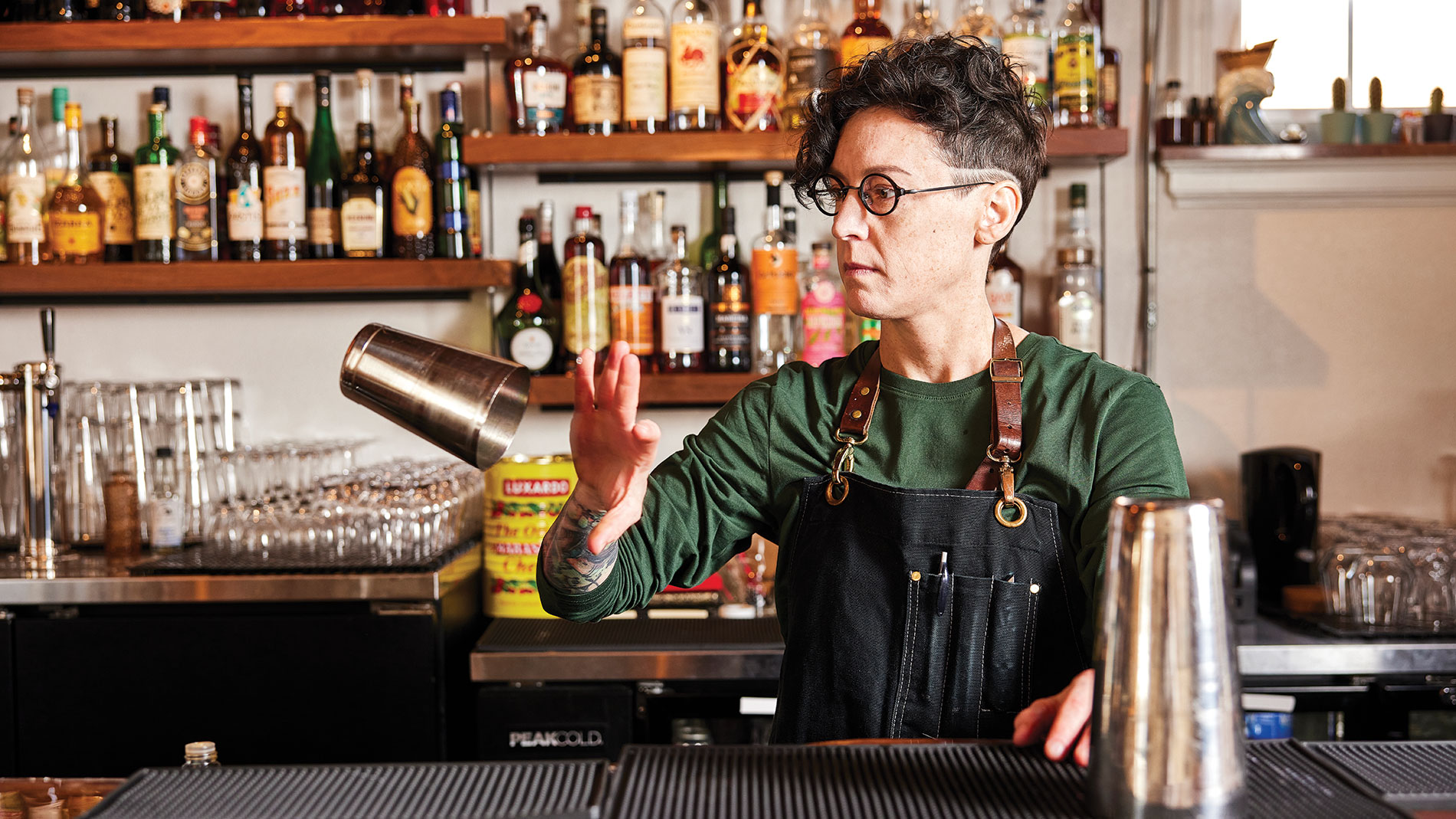 co-founder of paper Crane and bartender at the vandy, randi kranz
