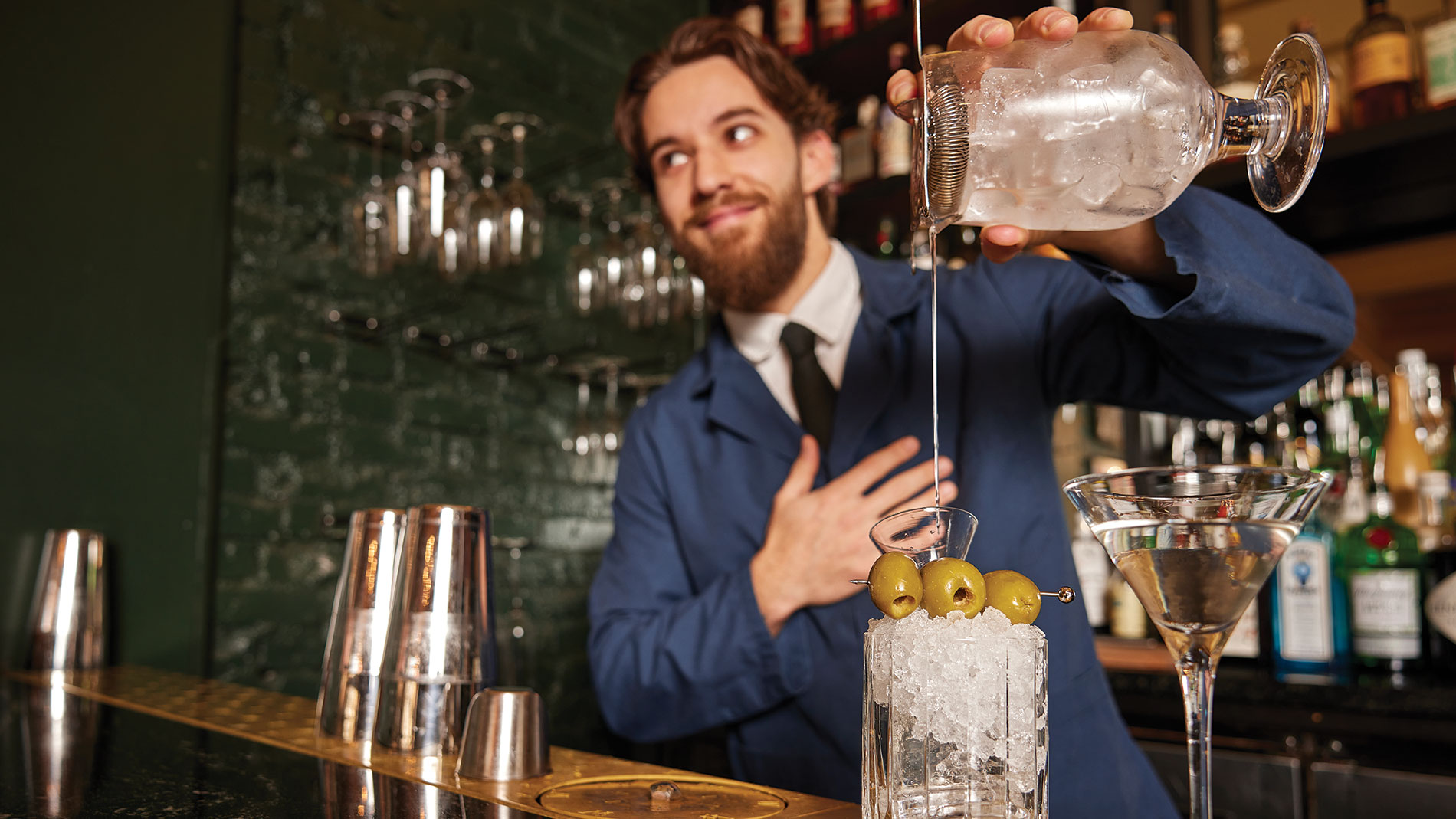 Wright’s Tavern's bar manager Trevor Johnson