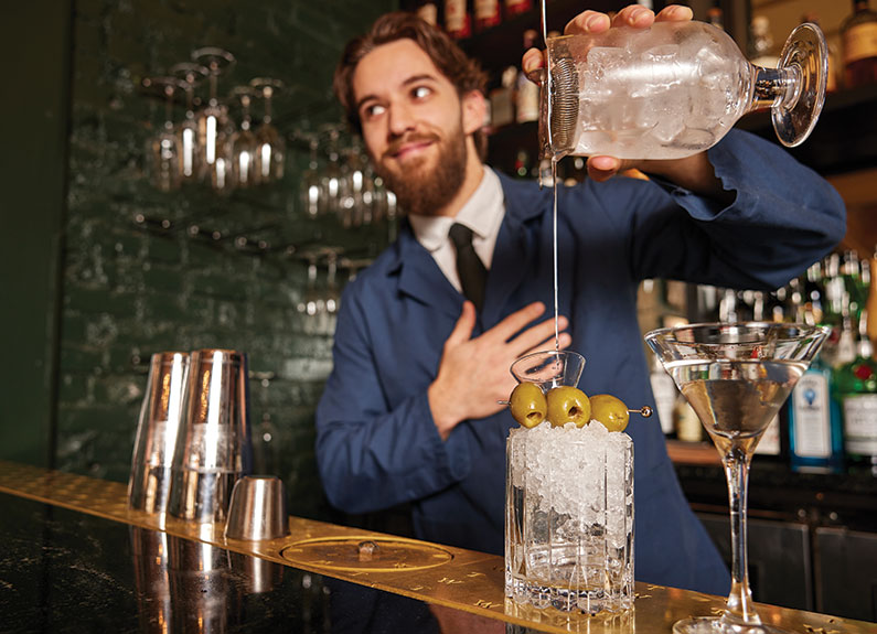 Wright’s Tavern's bar manager Trevor Johnson