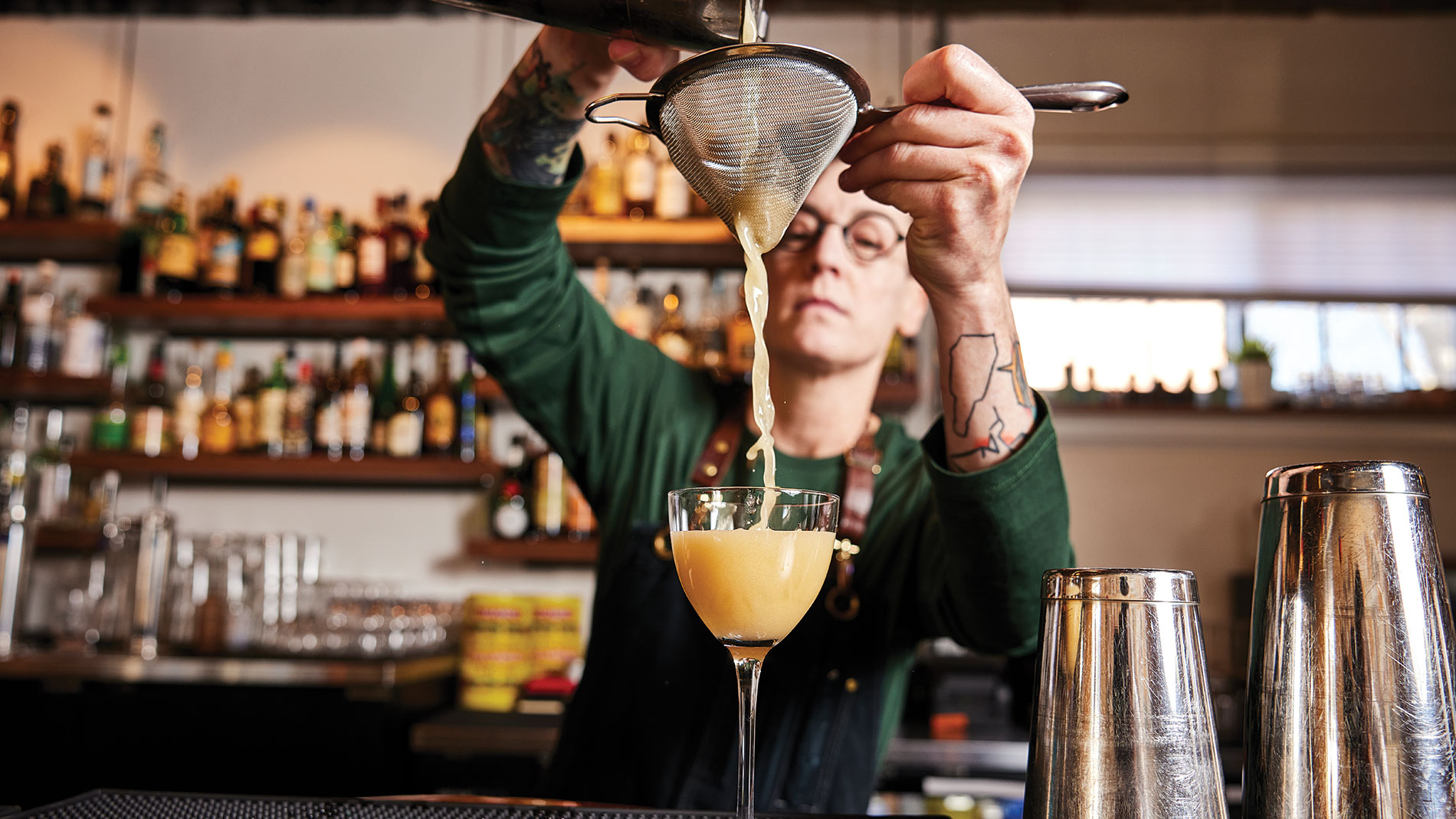 co-founder of paper crane and bartender at the vandy, randi kranz