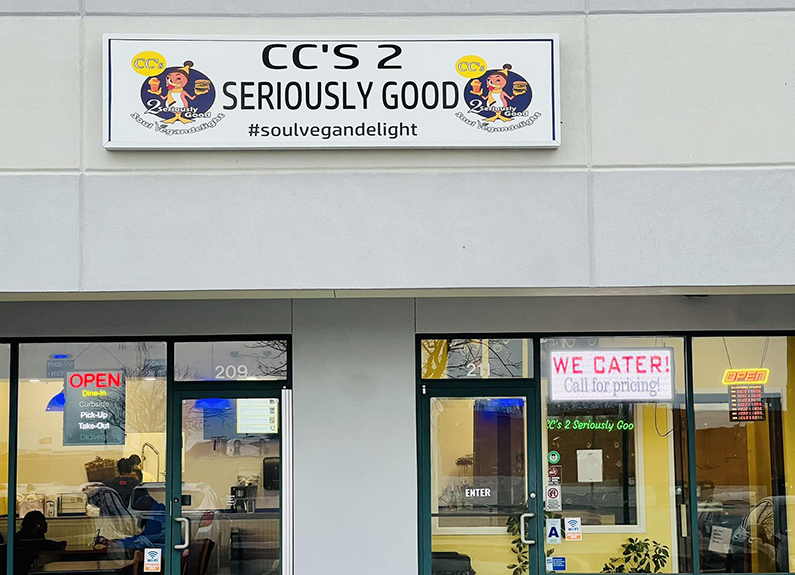 cc’s 2 seriously good vegan restaurant in Hazelwood Missouri