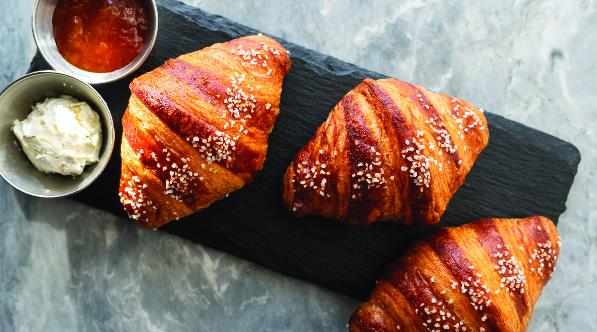 pretzel croissant at the preston inside the chase park plaza in the central west end in st. louis