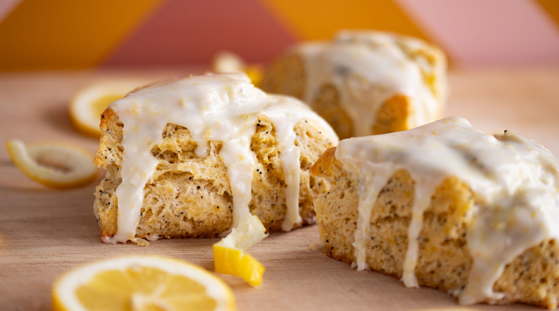 lemon poppyseed scone at sugaree baking co. in dogtown