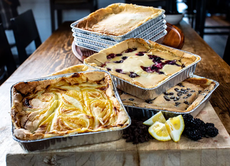 baked goods from russell's cafe & bakery