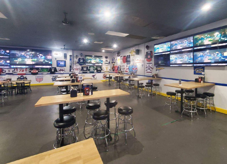 Hockey-centric Bar Down Sports Bar now open in South County’s All American Sports Mall