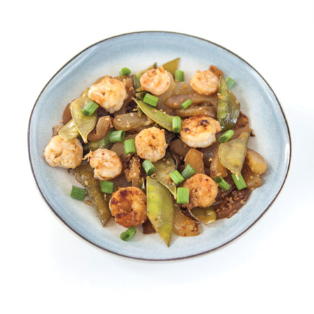 Shrimp and Cucumber Stir-fry 