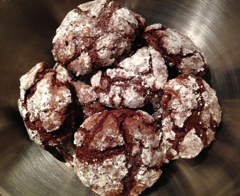 Chocolate Crinkle Cookies