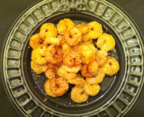 Spicy Sesame Shrimp