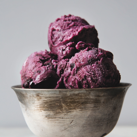 Vegan Blueberry Ice Cream