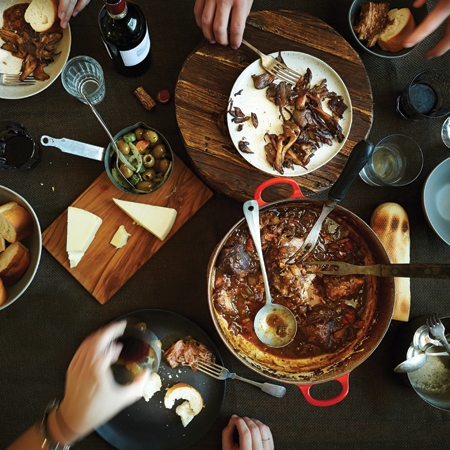 Barbecue-braised pork shoulder