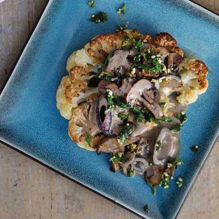 Sauce Magazine - Recipe: Cauliflower Steak au Poivre