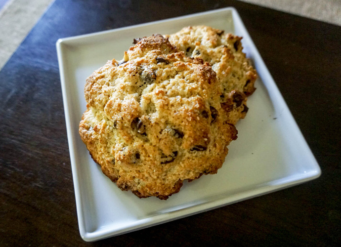 Chai-Chocolate Chip Scones