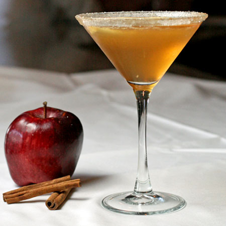 Apple cider martini
