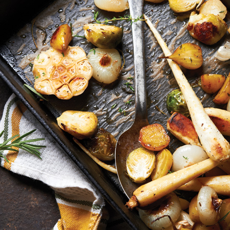 Duck Fat-Roasted Fall Vegetables