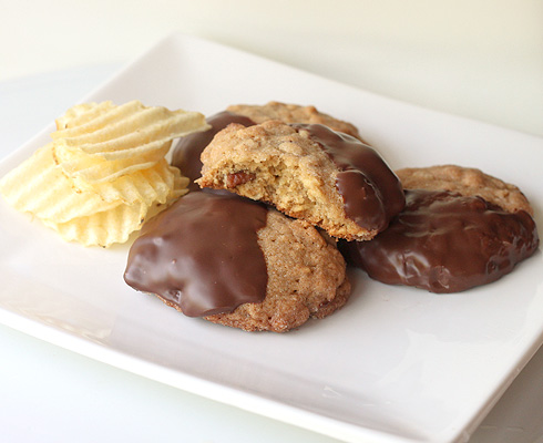 Chocolate-and-Potato Chip Cookies