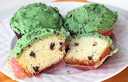 Mint Chocolate Chip Cupcakes