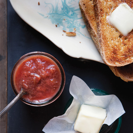 Gingered Rhubarb Jam