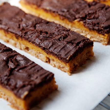 Pumpkin Mousse Shortbread Bars 