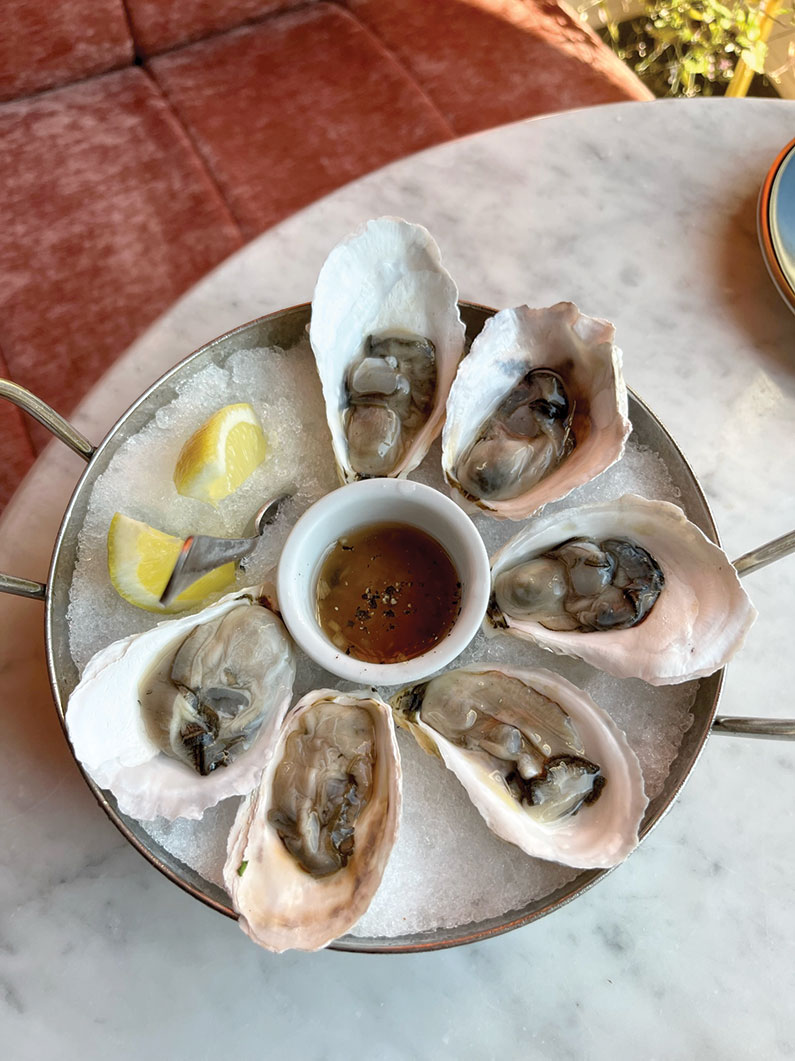 Grilled Oysters St. Louis