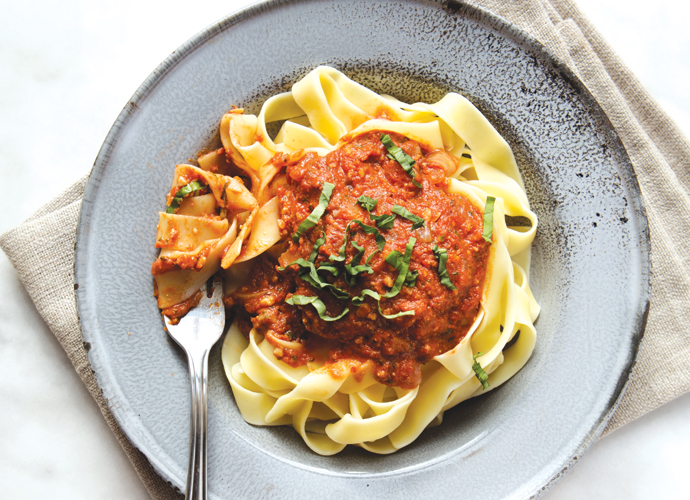 Meatless Monday: Pappardelle with Bolognese