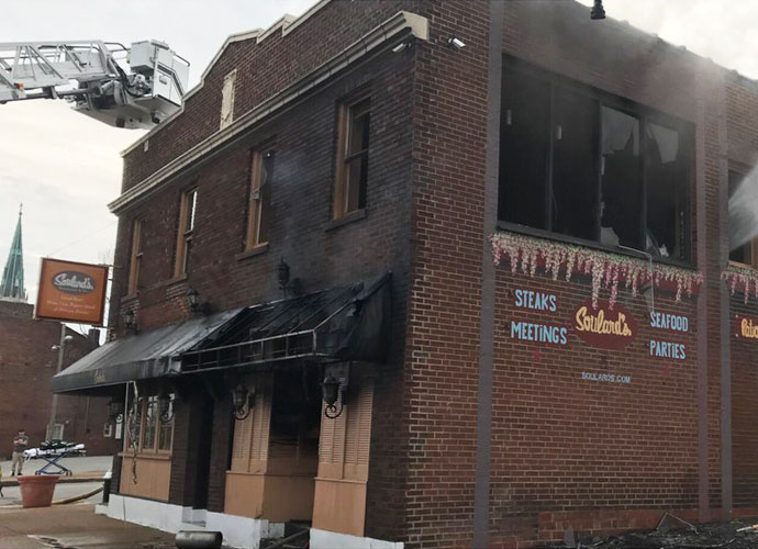 exterior of soulard's restaurant after fire