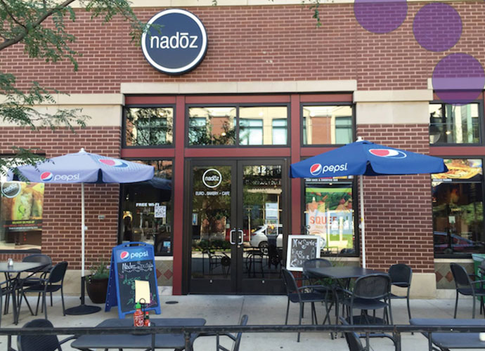 the exterior of nadoz cafe & catering in richmond heights