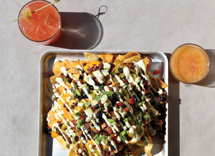 Nachos at Westport Social in Maryland Heights