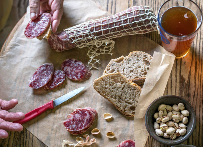 salami from volpi foods in st. louis