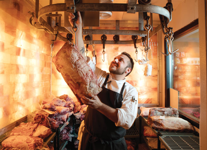 Truffles Butchery Head Butcher and Sous Chef Eric Tirone.