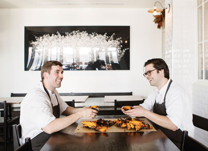 Vicia Sous Chefs Patrick Seibold and Alec Schingel